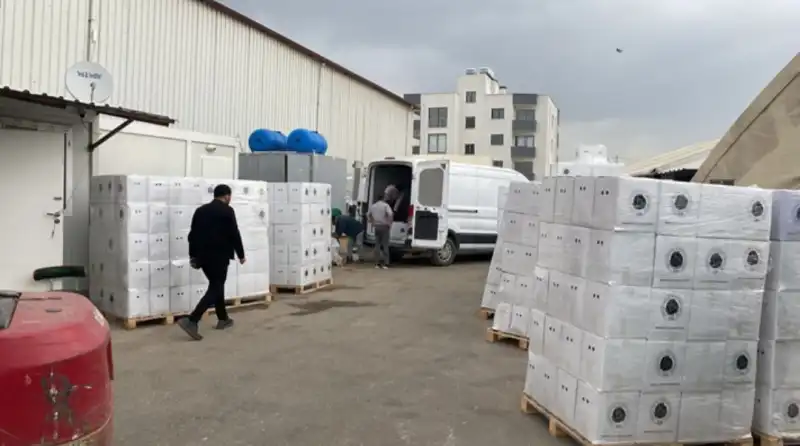 TOBB'DAN HATAY'LI DEPREMZEDELERE GIDA DESTEĞİ! 