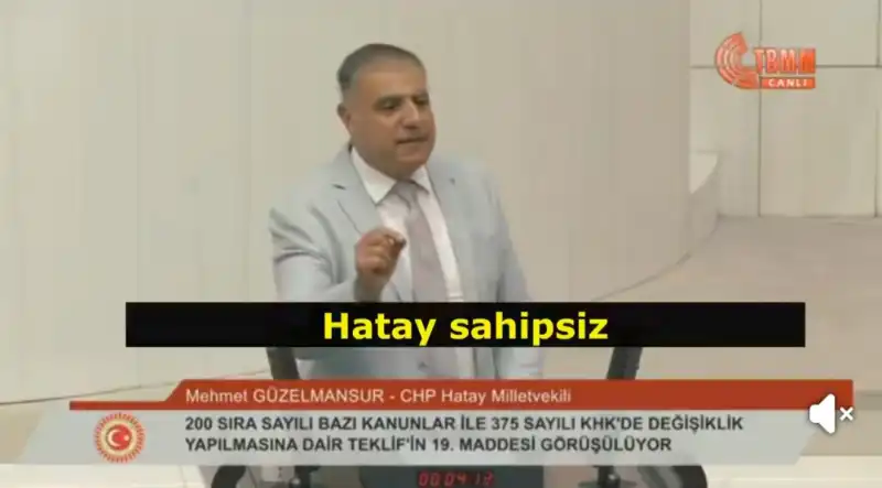 HATAY SAHİPSİZ BIRAKILIYOR!