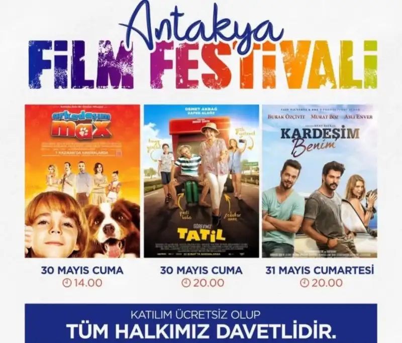 ANTAKYA BELEDİYESİNDEN ANTAKYA FİLM FESTİVALİ! 