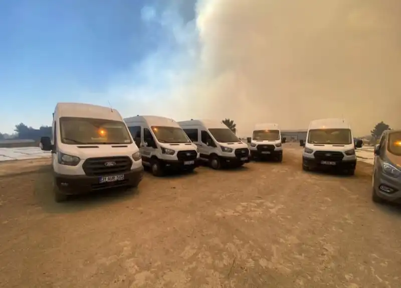 HATAY'DA ORMAN YANGINI... 