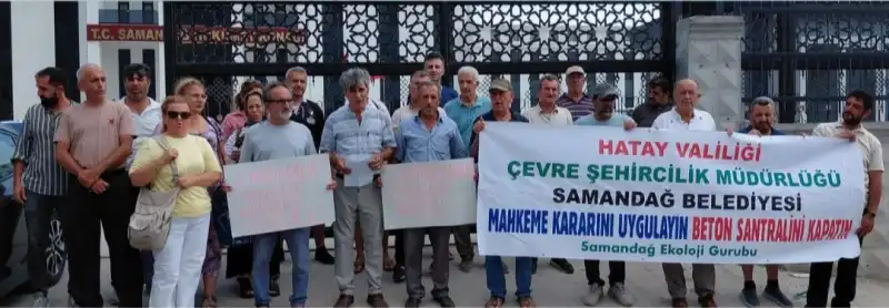 MAHKEME KARARI UYGULANSIN BETON SANTRALİ KAPATILSIN!