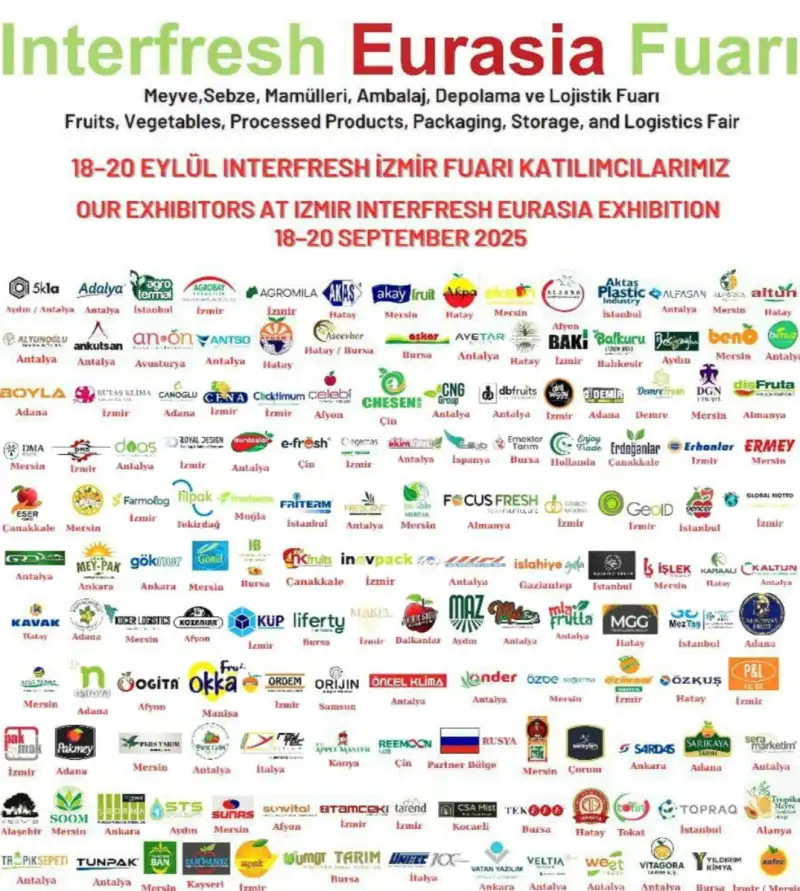 INTERFRESH EURASİA İZMİR FUARI İÇİN GERİ SAYIM BAŞLADI!