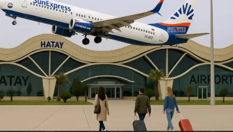 HATAY HAVALİMANINDAN YENİ UÇUŞLAR...