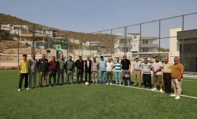 BAŞKAN YAPAR, SPOR TESİSLERİNİ YERİNDE İNCELEDİ! 