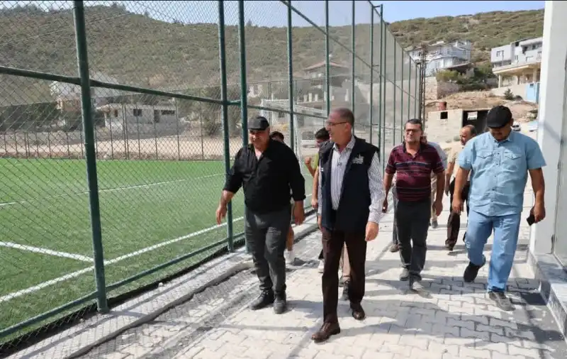 BAŞKAN YAPAR, SPOR TESİSLERİNİ YERİNDE İNCELEDİ! 