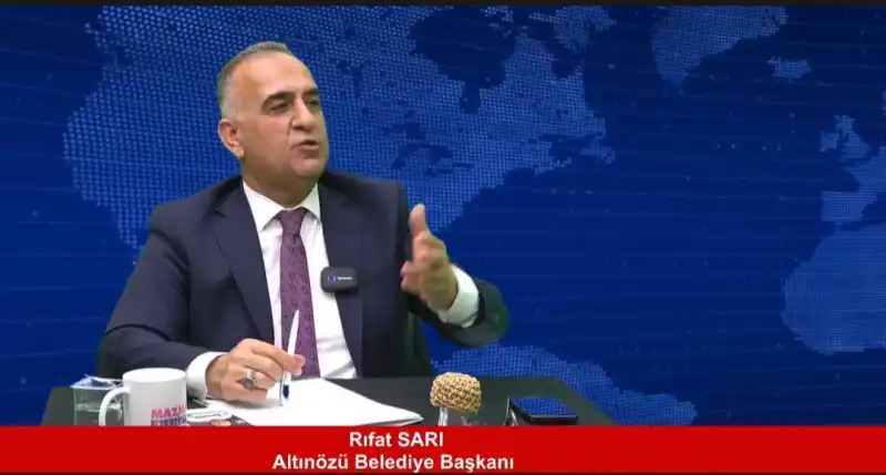 BAŞKAN SARI GAZETECİ ÖZTÜRK'ÜN SORULARINI YANITLADI!