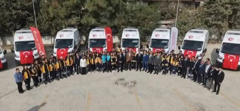 HATAY'DA ACİL SAĞLIK HİZMETLERİ FİLOSU...