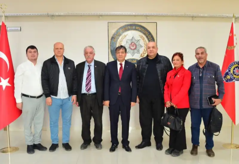 TGC HATAY İL TEMSİLCİLİĞİNDEN EMNİYET MÜDÜRÜ YILMAZ'A ZİYARET!