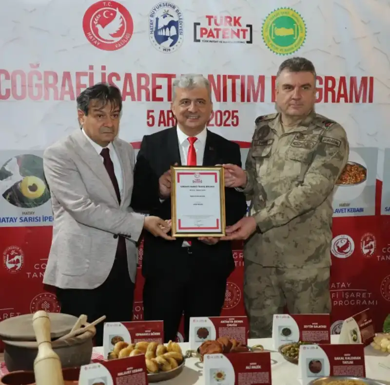 HATAY’IN COĞRAFİ İŞARETLERİ 57’YE ÇIKTI!