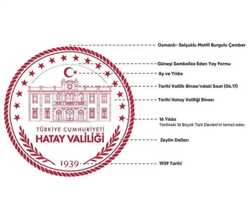 HATAY VALİLİĞİ YENİ LOGOSU!