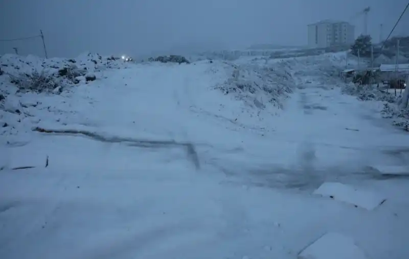 HATAY'DA KAR YAĞIŞI ETKİLİ OLDU!