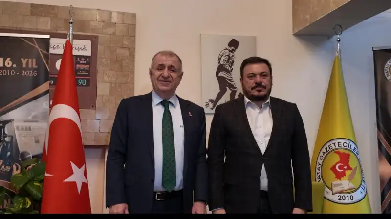 ÜMİT ÖZDAĞ'DAN HATAY GAZETECİLER CEMİYETİNE ZİYARET!