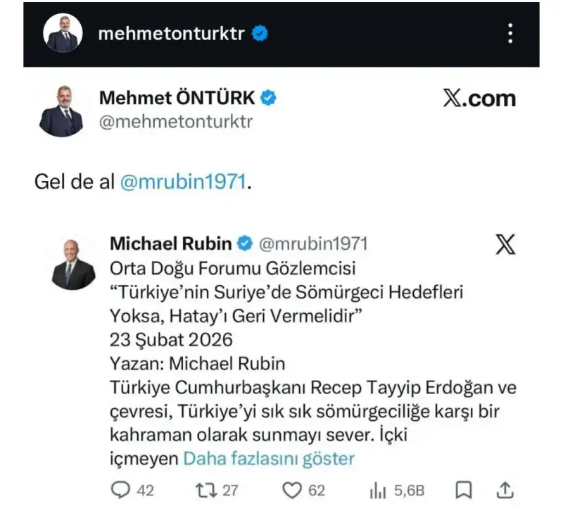 HATAY’I HEDEF ALAN İFADELER...