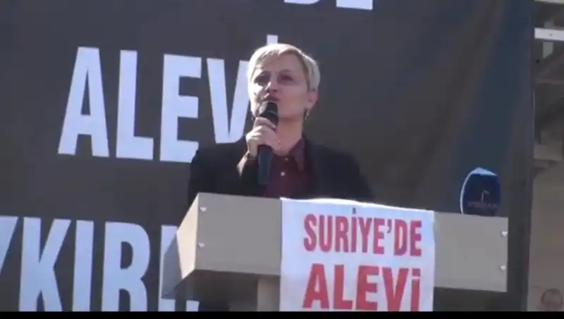 SAMANDAĞ’DA SURİYE’DE ALEVİ KATLİAMINA HAYIR MİTİNGİ! 