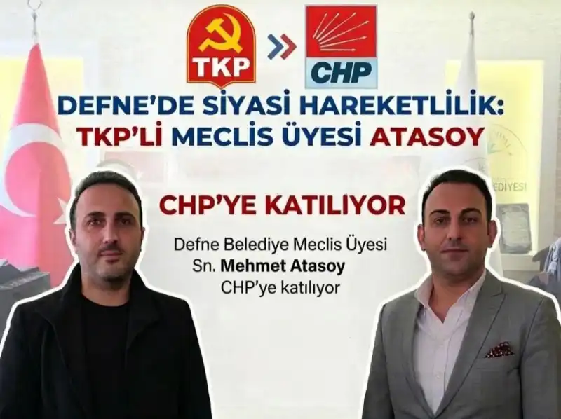 DEFNE'DE CHP'YE DİKKAT ÇEKEN KATILIM!