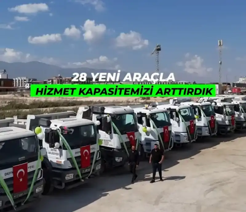 BAŞKAN ÖZGÜN: DEFNE’DE DÖNÜŞÜMÜ BAŞLATTIK... 