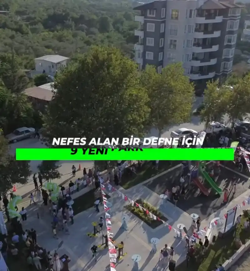 BAŞKAN ÖZGÜN: DEFNE’DE DÖNÜŞÜMÜ BAŞLATTIK... 