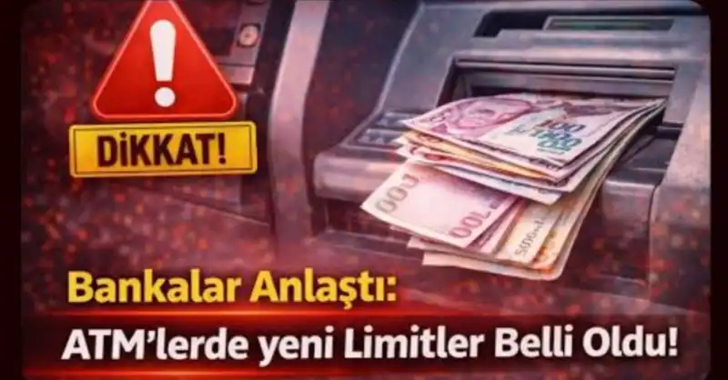 BANKALAR ANLAŞTI! ATM'LERDE...