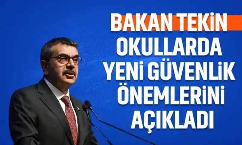 OKUL VE ÇEVRESİ GÜVENLİK TEDBİRLERİ!