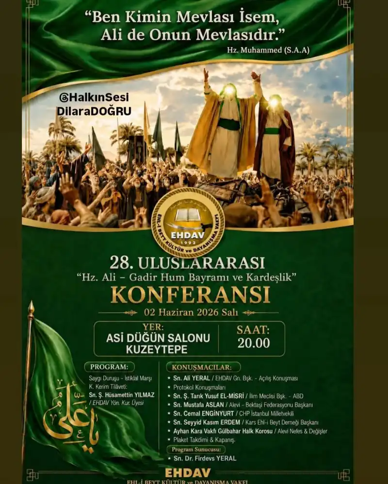 DAVETLİSİNİZ EFENDİM!
