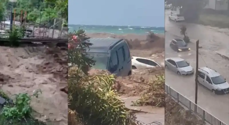 BAYRAMDA HATAY YİNE TAŞKIN VE SU BASKINLARININ... 