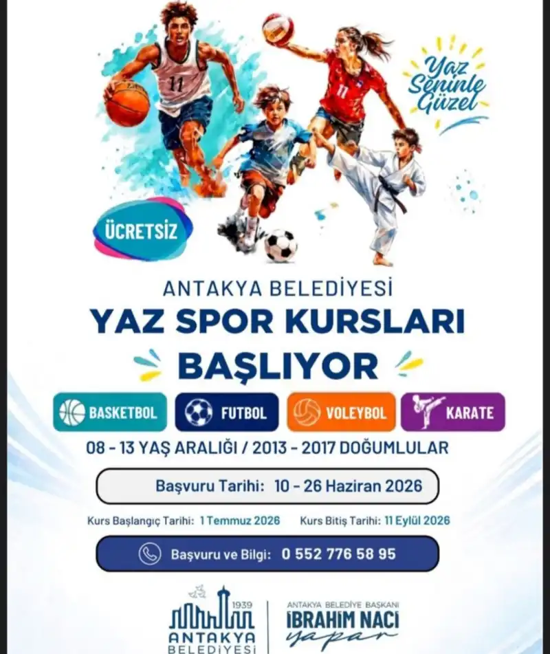 YAZ SPOR KURSLARI BAŞLIYOR! 