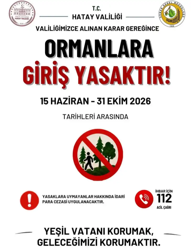 HATAY VALİLİĞİ YASAKLADI!