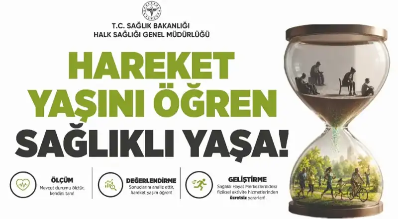 HAREKET YAŞINI ÖĞREN, SAĞLIKLI YAŞA!