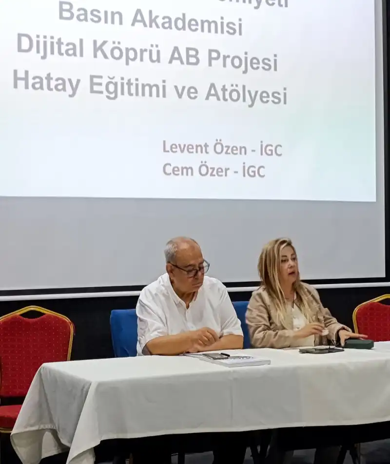 DİJİTAL KÖPRÜ VE ETİK PROJESİ HATAY’DA GAZETECİLERLE BULUŞTU! 