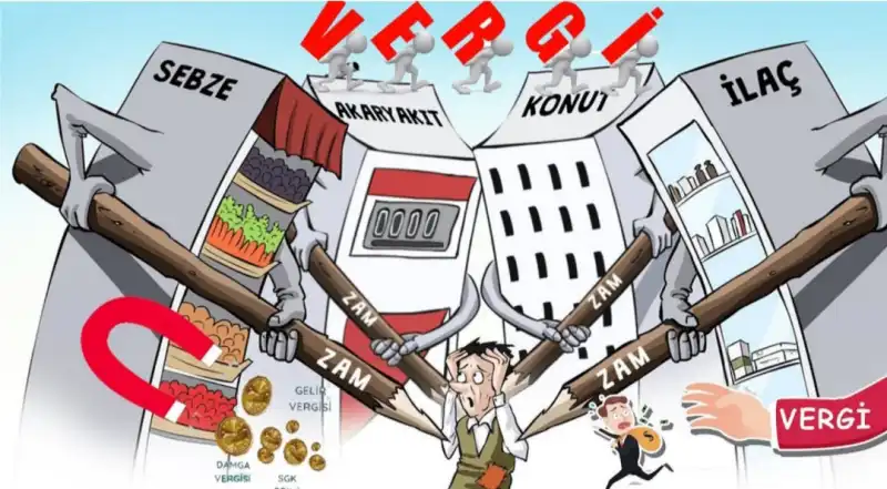 BÜYÜK ŞİRKETLERE İMTİYAZ, ESNAFA,VATANDAŞA VE DEPREMZEDEYE VERGİ ! 