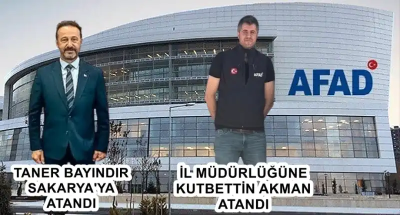 AFAD'IN YENİ MÜDÜRÜ BAŞARILI İSİM,AKMAN OLDU!