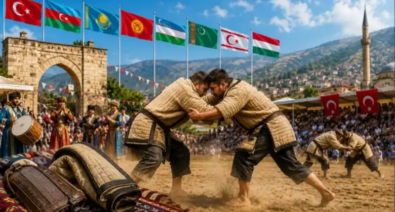 YAYLADAĞI'NDA TARİHİ ABA GÜREŞİ HEYECANI...