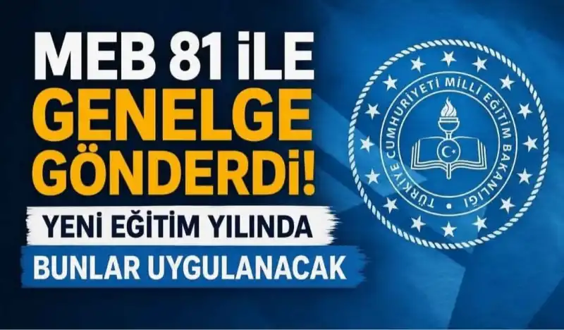 ÖĞRETMENLER, ÖĞRENCİLER, VELİLER BU HABERE DİKKAT!