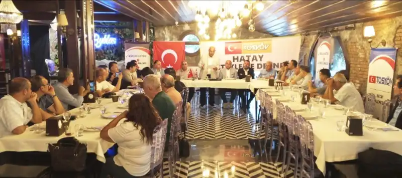 TOSYÖV HATAY DESTEKLEME DERNEĞİNDEN DİKKAT ÇEKEN TOPLANTI!