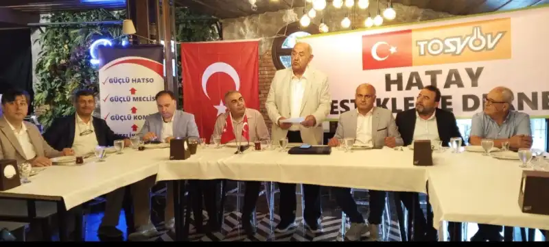 TOSYÖV HATAY DESTEKLEME DERNEĞİNDEN DİKKAT ÇEKEN TOPLANTI!
