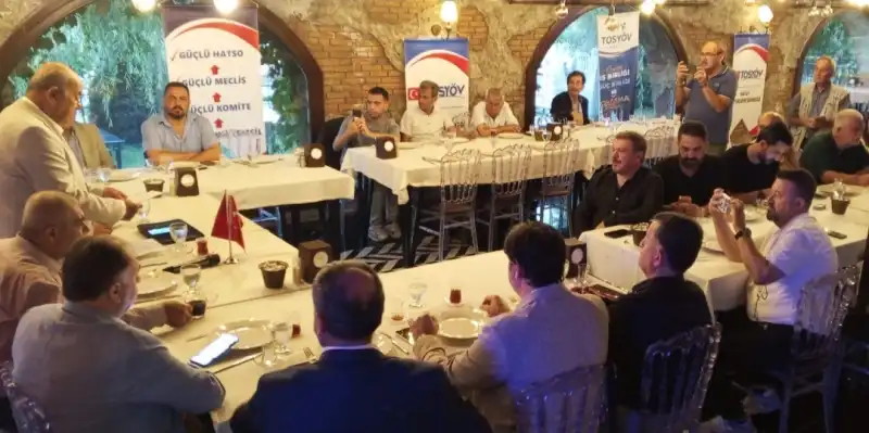 TOSYÖV HATAY DESTEKLEME DERNEĞİNDEN DİKKAT ÇEKEN TOPLANTI!