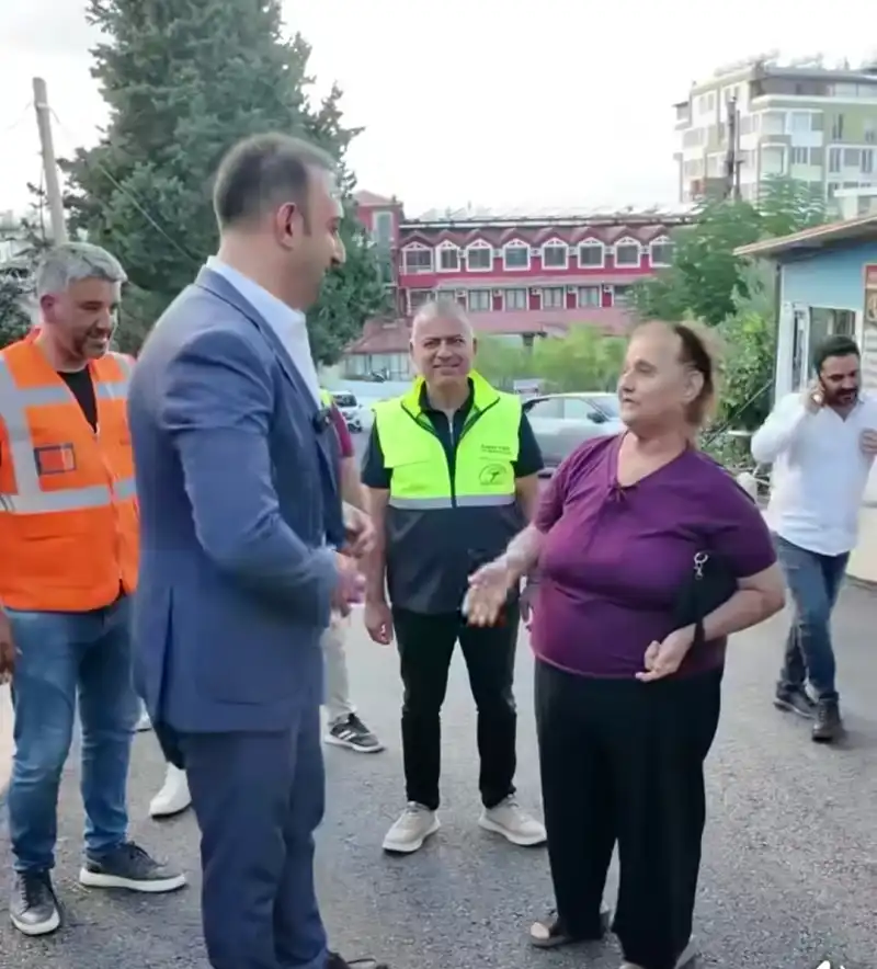 BAŞKAN ÖZGÜN DEFNE’YE VERDİĞİ SÖZLERİ...