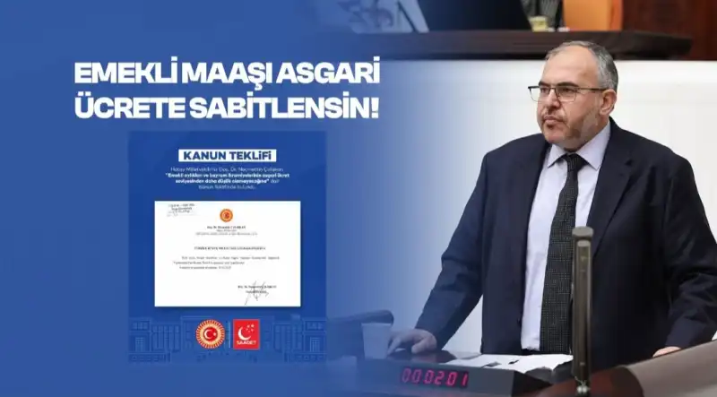 EN DÜŞÜK EMEKLİ MAAŞI ASGARİ ÜCRETE SABİTLENSİN!
