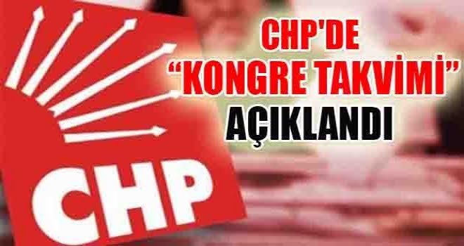 Hatay İlçe Kongre Takvimi Belli Oldu!